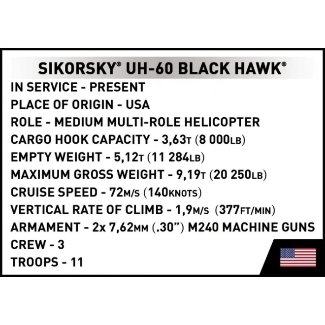 Sikorsky UH-60 Black Hawk Bausteine