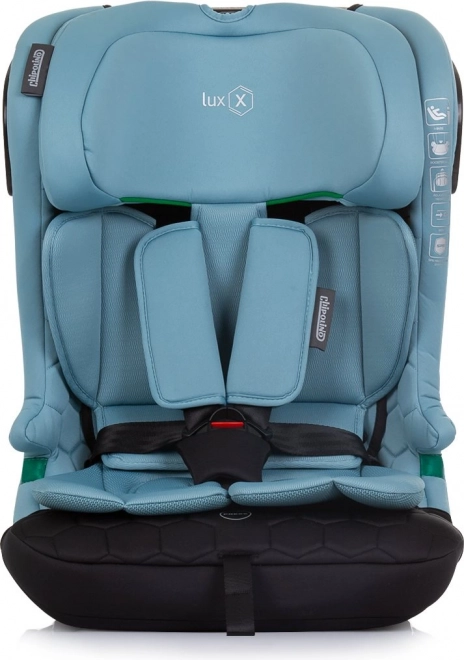 Chipolino Kindersitz Lux X i-Size Isofix, Pastellblau/Grün