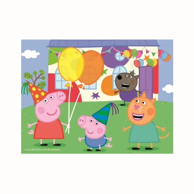 Dino Bilderwürfel Peppa Pig, 12 Würfel