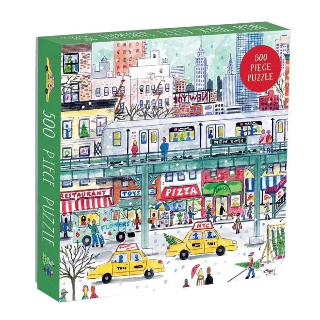 Galison Puzzle Winterwunderland in New York
