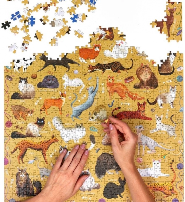 Puzzlove Katzenpuzzle 1000 Teile