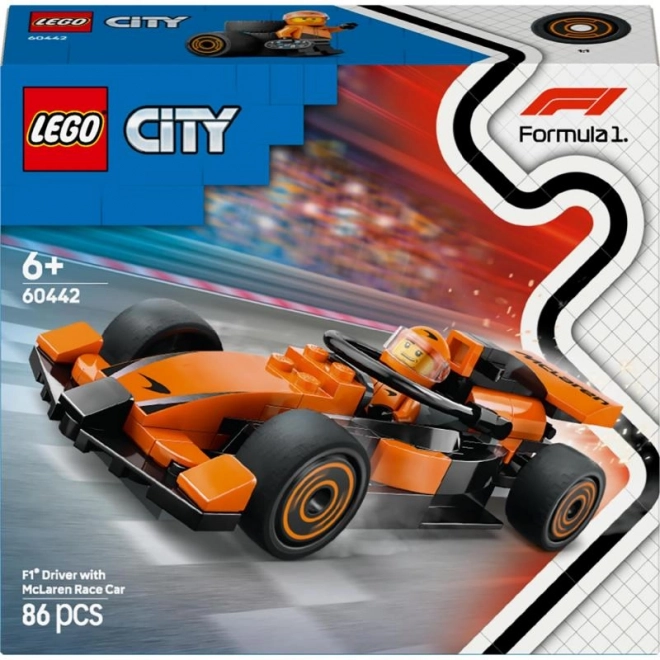 Lego City F1 Rennfahrer und McLaren Rennwagen