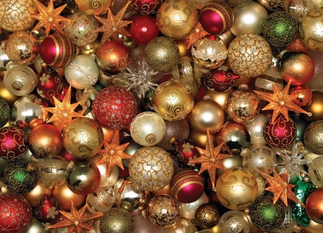 Puzzle Weihnachtskugeln 500 Teile