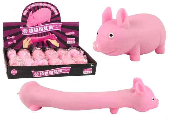 Elastisches rosa Squishy-Spielzeug Schwein