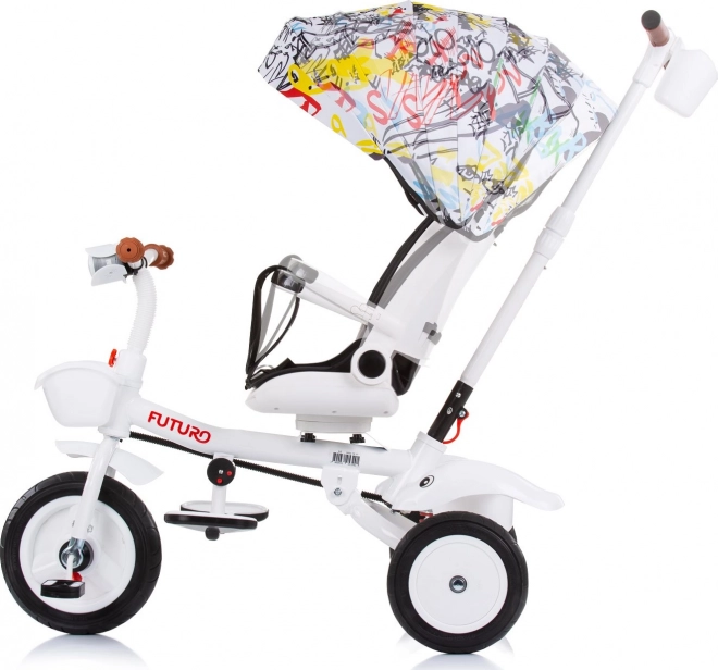CHIPOLINO Dreirad mit Verdeck Futuro 2v1 Graffiti