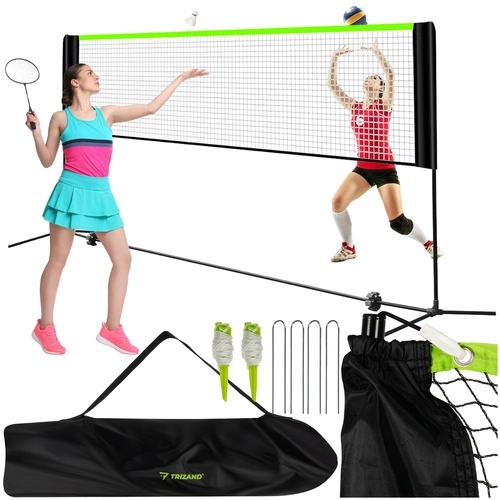 Tragbares Sportnetz für Volleyball, Badminton und Tennis