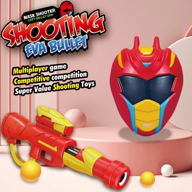 Pistole und Maske Set für Kinder - Woopie