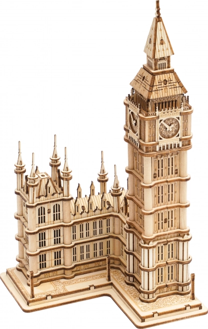 RoboTime hölzernes 3D-Puzzle Big Ben leuchtend