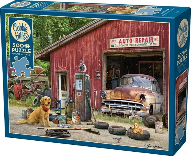 Cobble Hill Puzzle Autowerkstatt 500 Teile