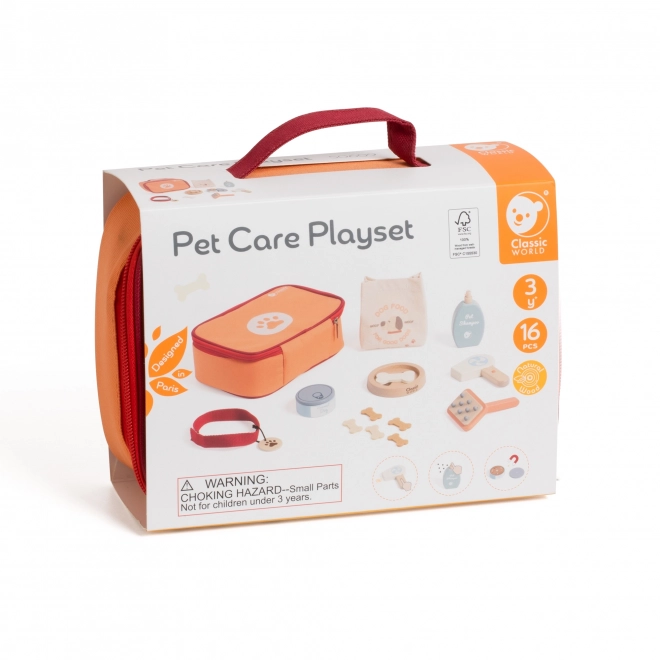 Klassischer Tierpflege Spielset von Classic World