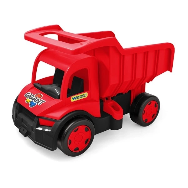 Riesiger roter LKW