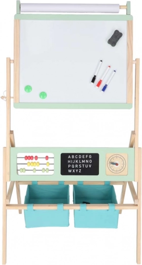 Tafel 3-in-1: Kreide, Marker und Papier