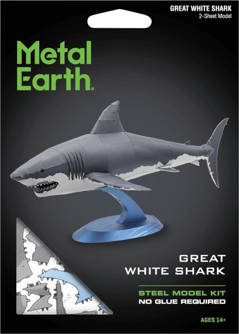 Metal Earth 3D Puzzle Großer Weißer Hai