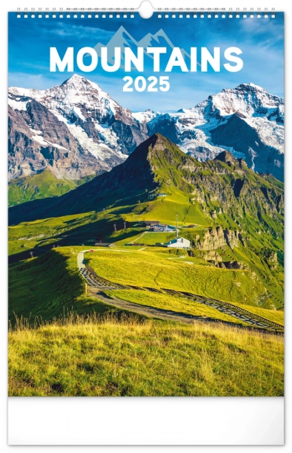 Notique Wandkalender Berge 2025