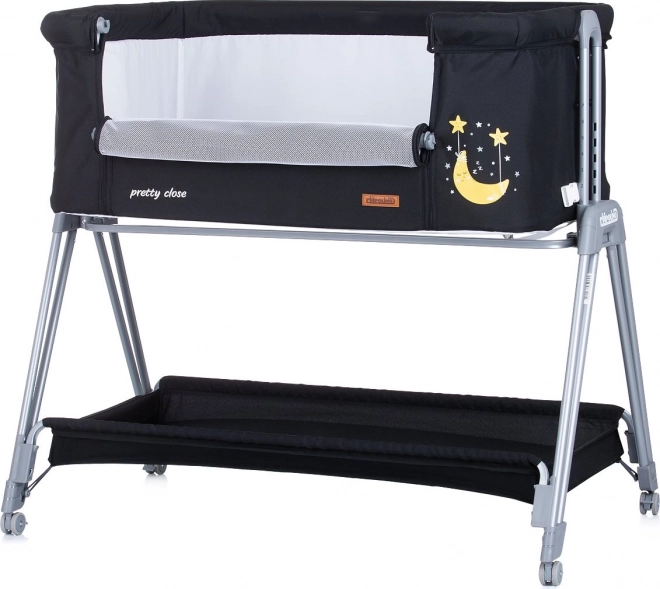 3-in-1: Beistellbett, eigenständiges Bettchen und Reisebett
