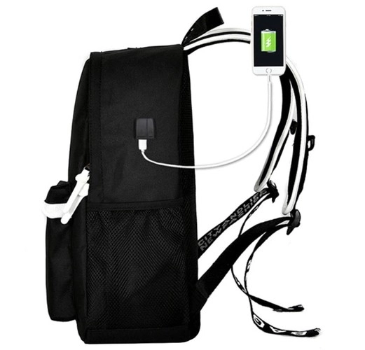 Reflektierende USB-Rucksack von Kruzzel