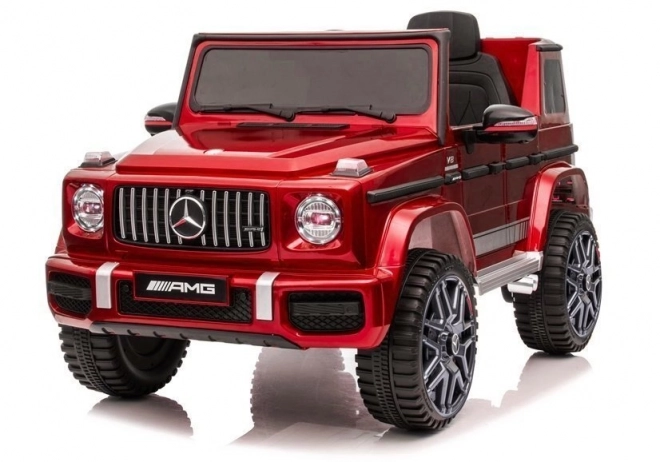 Roter Mercedes G63 AMG Elektroauto für Kinder