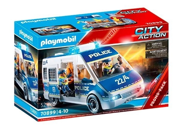 City Action Polizei Transporter mit Licht und Sound