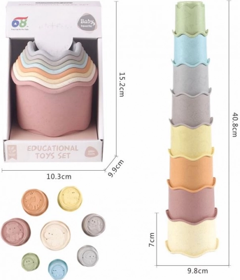 Ziro stapelbecher für Kinder