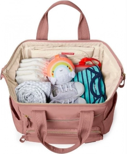 Integrierte Gurte zur Befestigung am Kinderwagen