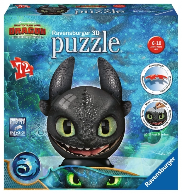 Ravensburger 3D Puzzleball Nachtschatten 72 Teile