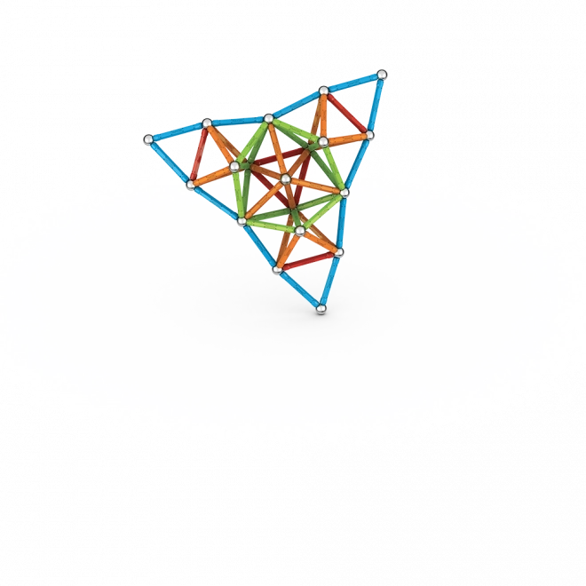 Geomag Supercolor Baukasten 142 Teile