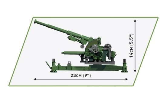 Französische Panzerabwehrkanone Mle 39 Modellbausatz