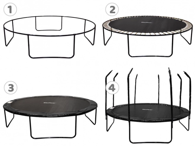 SkyFlyer Gartentrampolin mit Leiter 366 cm