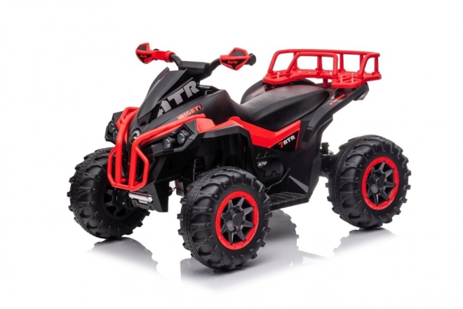 Roter Akku-Quad für Kinder