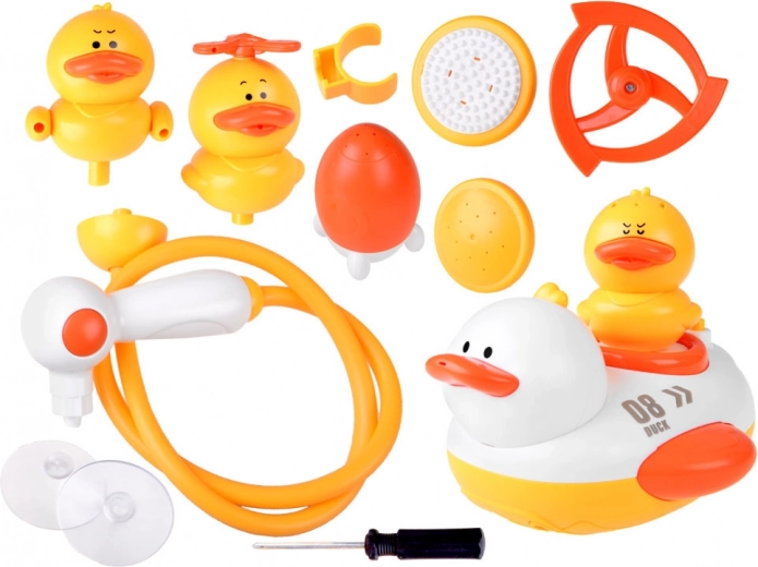 Wasserpumpe, die das Badevergnügen in Schwung bringt