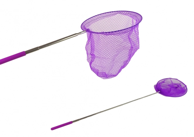Schmetterlingsnetz Klappbar Teleskopisch 85 cm Lila