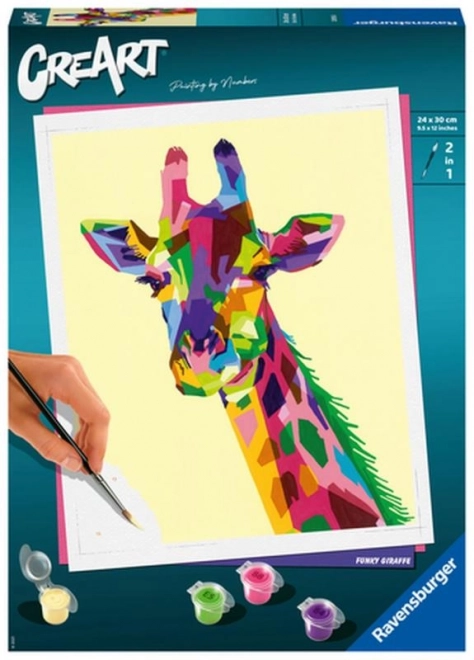 CreArt Lustige Giraffe Malset