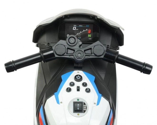 Elektrisches Motorrad für Kinder BMW S1000RR Weiß