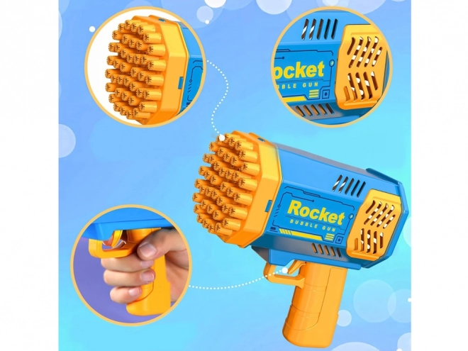 Seifenblasenpistole Set Licht + Flüssigkeit für Kinder ZA4976