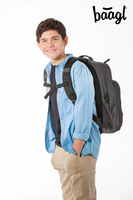 Baagl Coolmate Rucksack Schwarz
