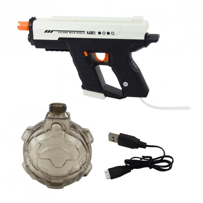 Elektrische Wasserpistole schwarz-weiß 800ml