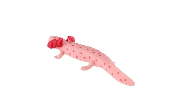 Axolotl Mexikanische Figur aus Plastik 8 cm im Beutel