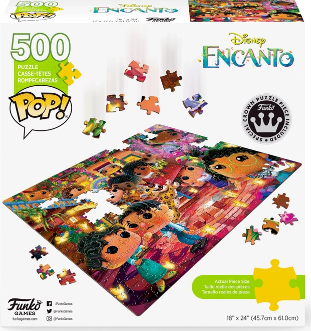 Puzzle POP! Encanto von Funko Games mit 500 Teilen