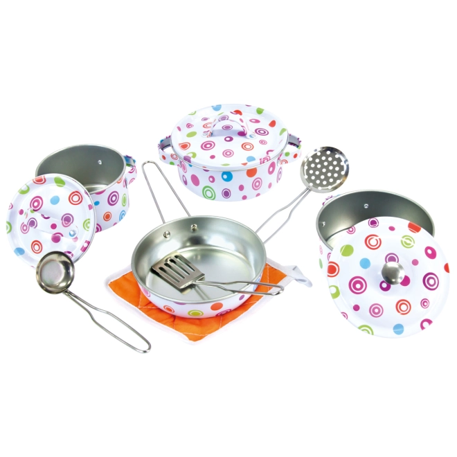 Realistisches Metall-Set für die Kinderküche