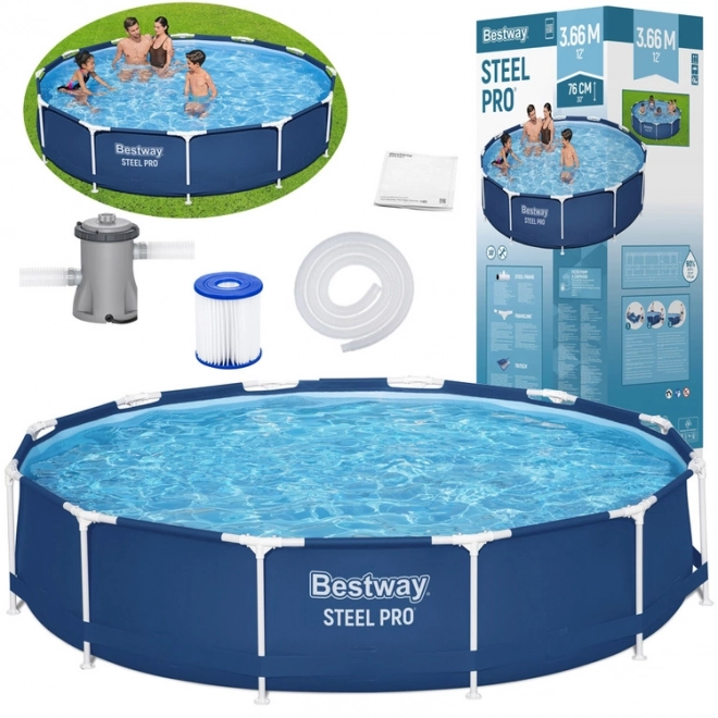 Bestway Steel Pro Rundbecken mit Rahmen