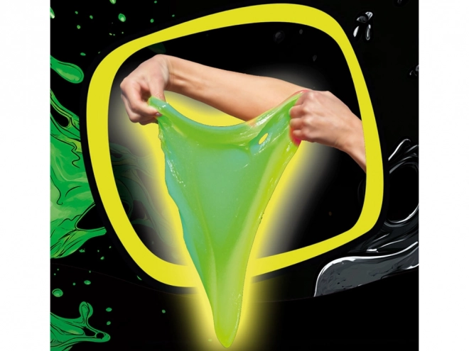 Jiggly Fluo Glow Slime Grün 430g