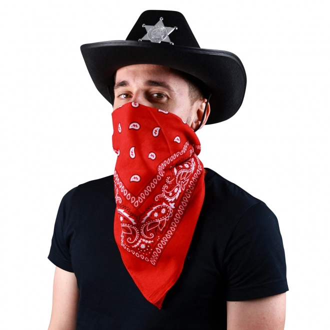 Rotes Cowboy-Bandana