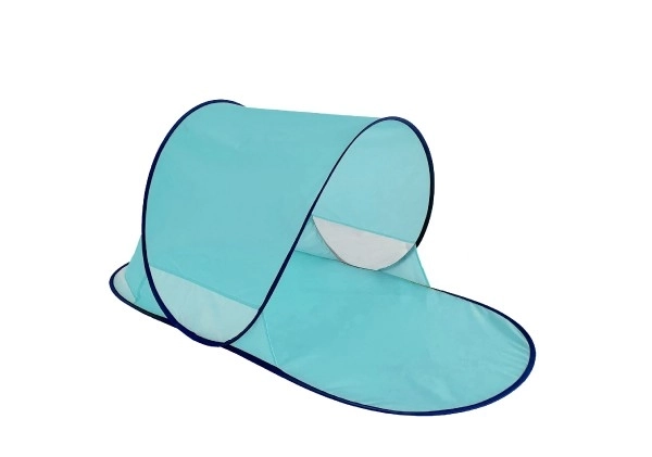 Strandzelt mit UV-Schutz 140x70x62cm, selbstaufbauend, blau – Blau