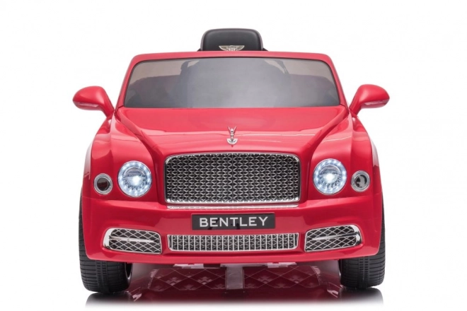 Roter Lackiertes Elektroauto Bentley Mulsanne