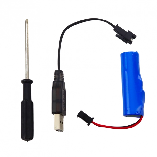 Elektrische Wasserpistole blau mit Reichweite von 10 Metern