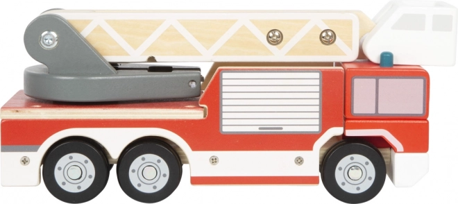 Feuerwehrauto mit drehbarer Leiter für Kinder