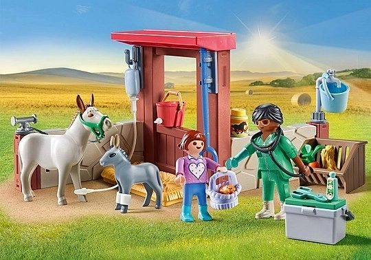 Tierarzt mit Eseln von PLAYMOBIL