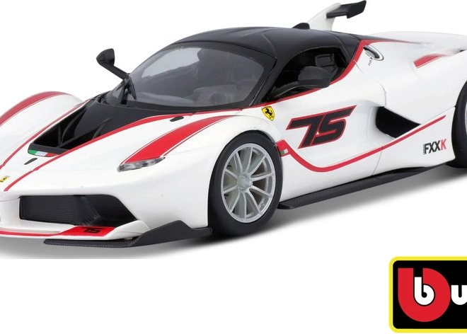 Bburago Ferrari Racing FXX K weißes Modell 1:24