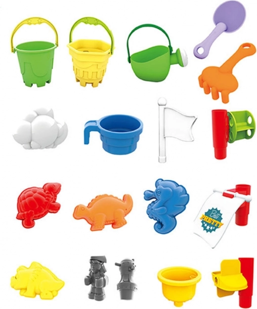 WOOPIE Wasserspieltisch und Sandkasten 3in1 Piratenschiff