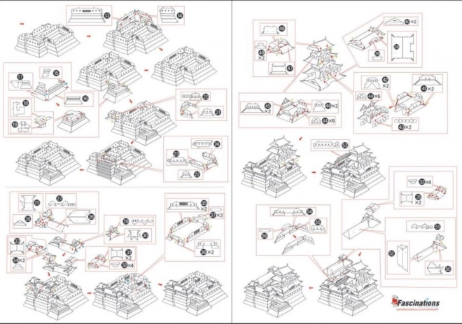 3D Puzzle Schloss Himeji von Metal Earth